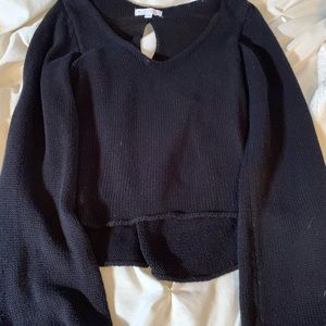 AmericanEagle  Brand Black Crop sweater